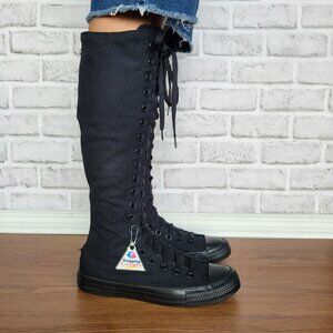 ⭐Converse Chuck Taylor XXHi Size 5.5 Men's Knee-high Boots Black A12325C⭐